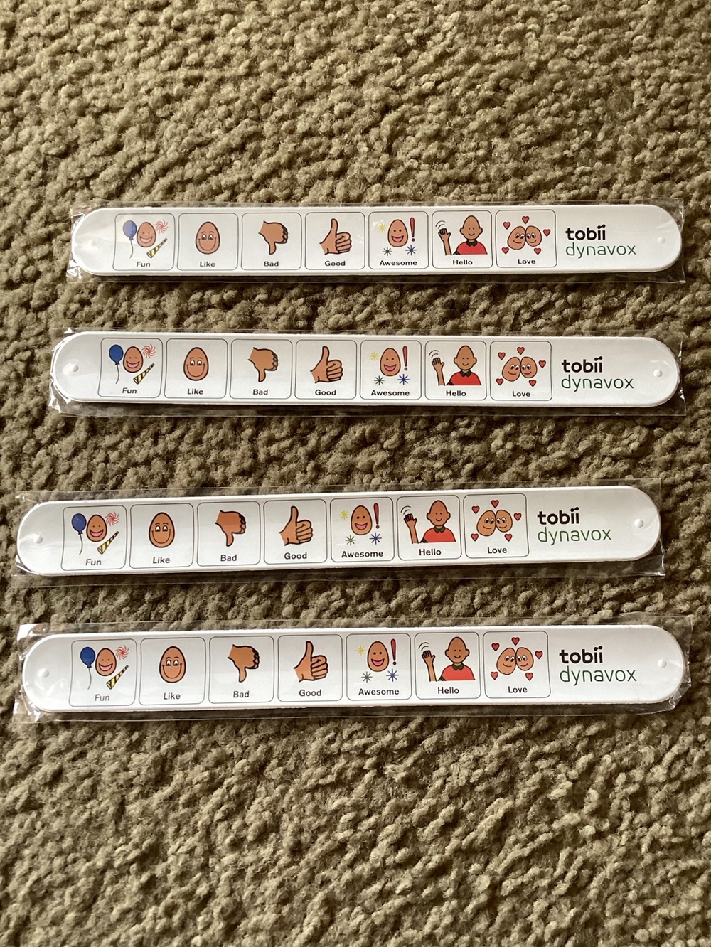 Speech Therapy Feeling Slap Bracelets NEW